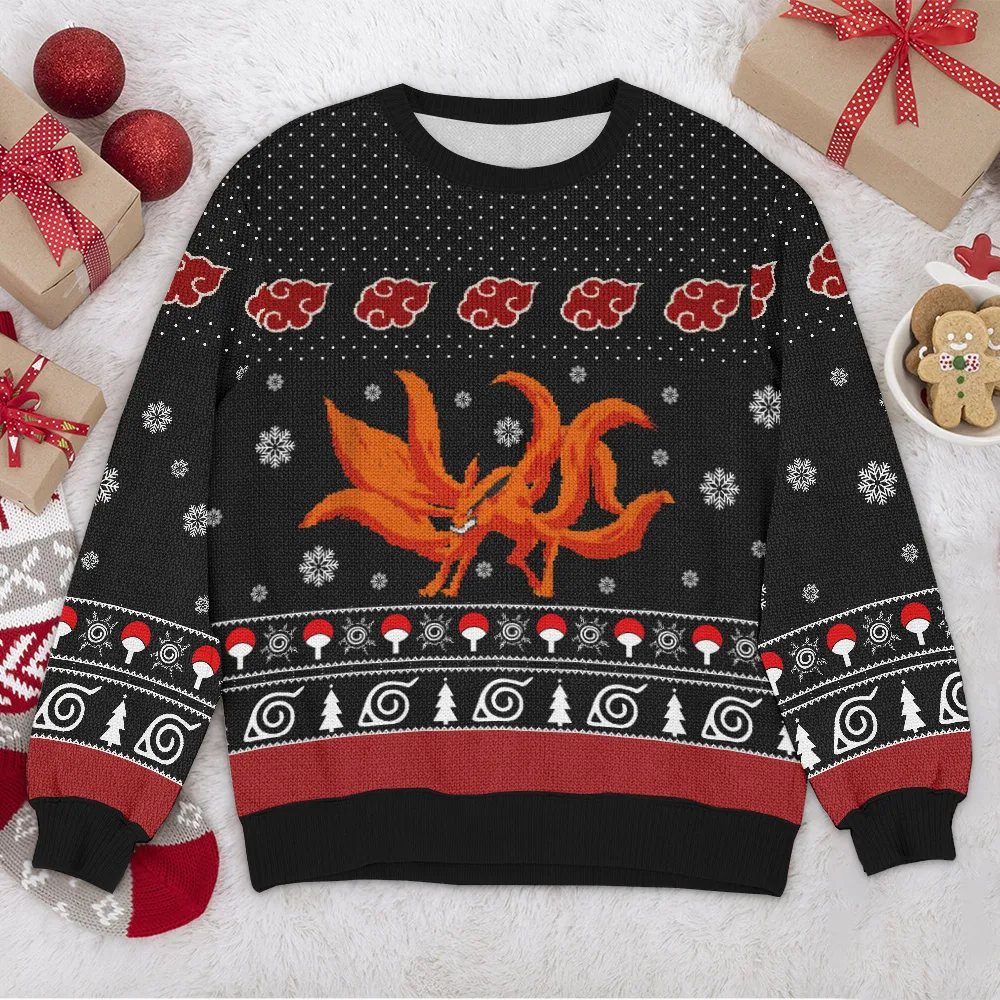 Special Release Ugly Sweater Naruto All Over Prints Christmas Season QTTK130924A50