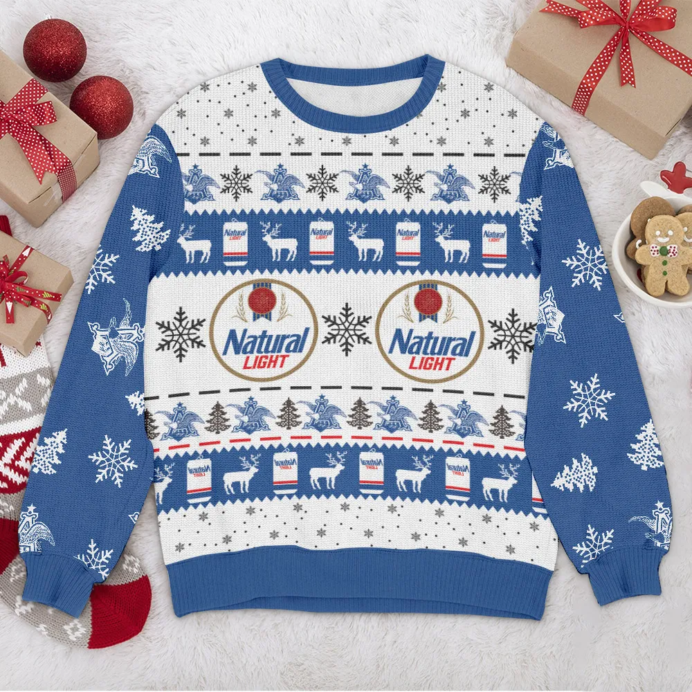 Special Release Ugly Sweater Natural light All Over Prints Christmas Season QTTK130924A51