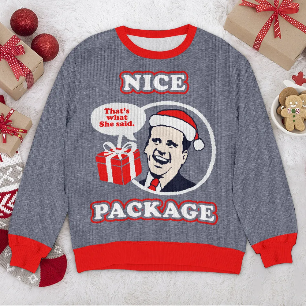 Special Release Ugly Sweater Nice Package All Over Prints Christmas Season QTTK130924A52