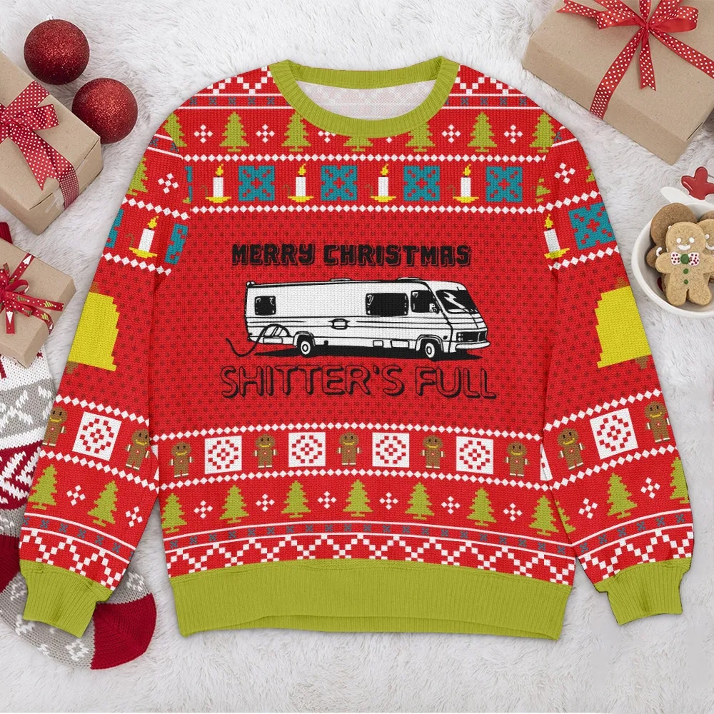 Special Release Ugly Sweater Shitter's Full All Over Prints Christmas Season QTTK130924A62