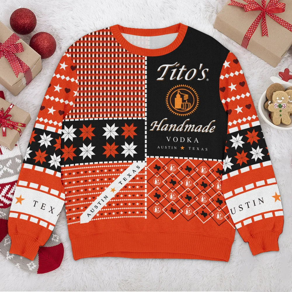 Special Release Ugly Sweater Tito's All Over Prints Christmas Season QTTK130924A71