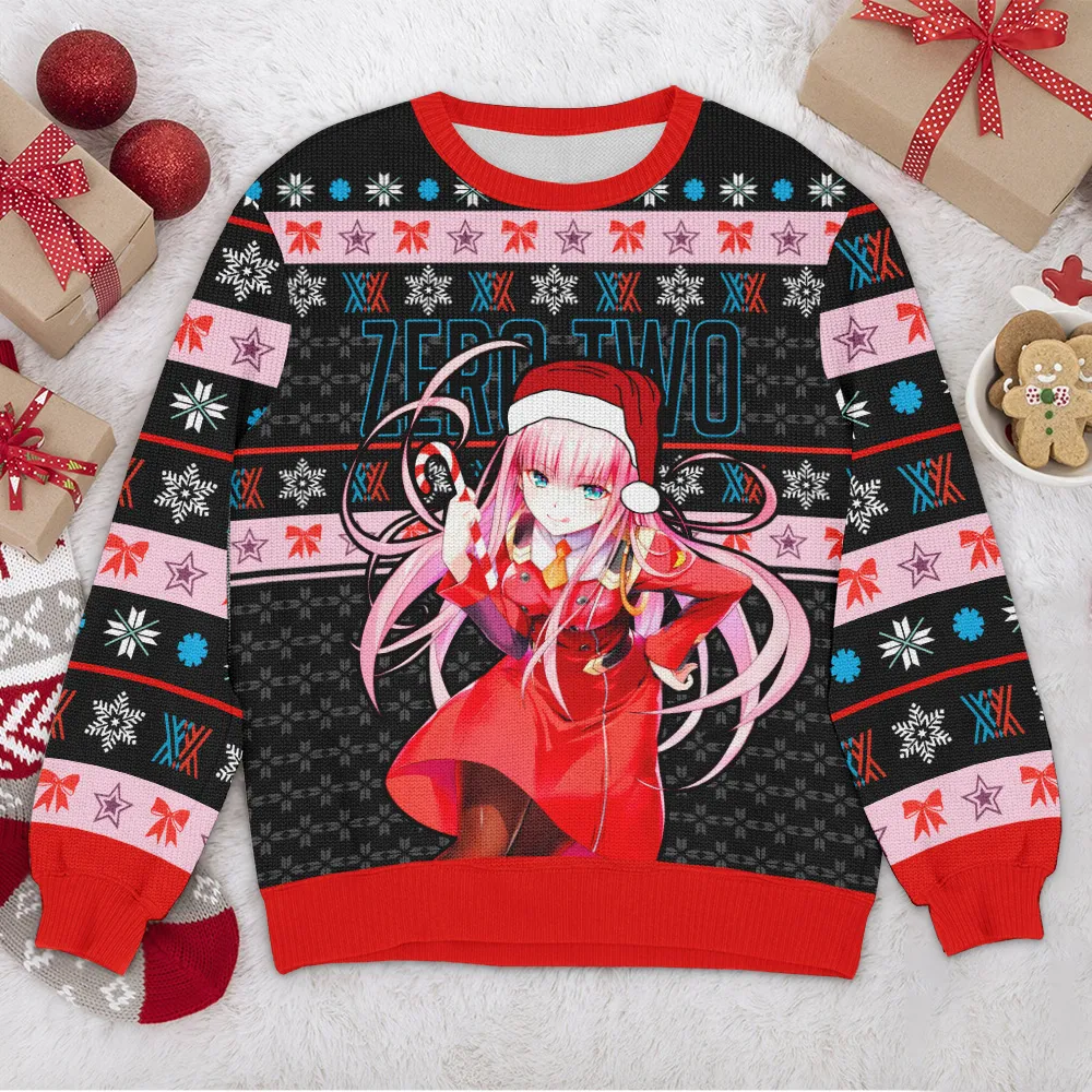 Special Release Ugly Sweater Zero Two All Over Prints Christmas Season QTVA110924A30