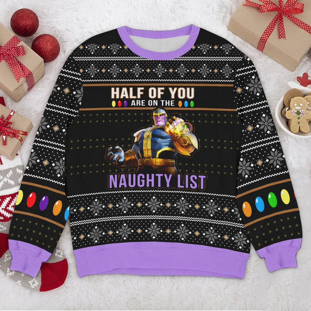 Special Release Ugly Sweater Half Of You All Over Prints Christmas Season QTVA110924A38