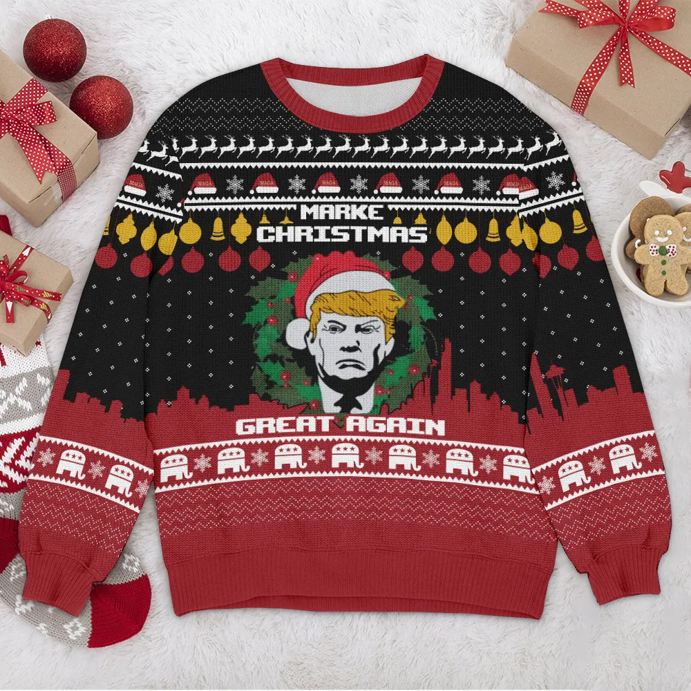 Special Release Ugly Sweater Make Chritmas All Over Prints Christmas Season QTVA110924A39