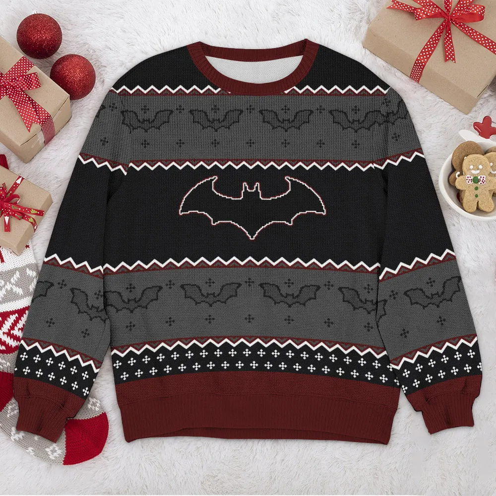 Special Release Ugly Sweater Batman All Over Prints Christmas Season QTVA110924A46