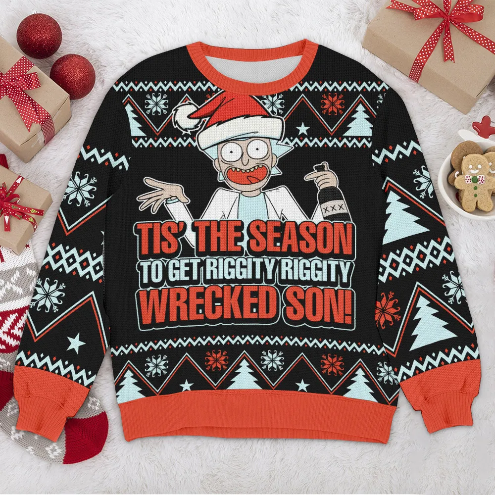 Special Release Ugly Sweater Tis' The Season All Over Prints Christmas Season QTVA110924A51