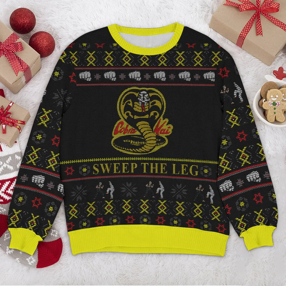 Special Release Ugly Sweater Sweep The Leg All Over Prints Christmas Season QTVA110924A63