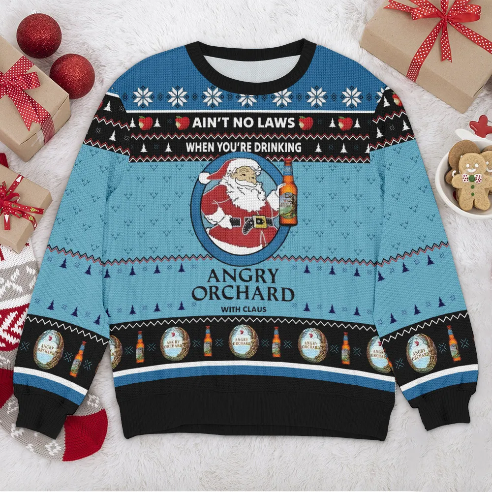 Special Release Ugly Sweater Angry Orchard All Over Prints Christmas Season QTVA110924A67