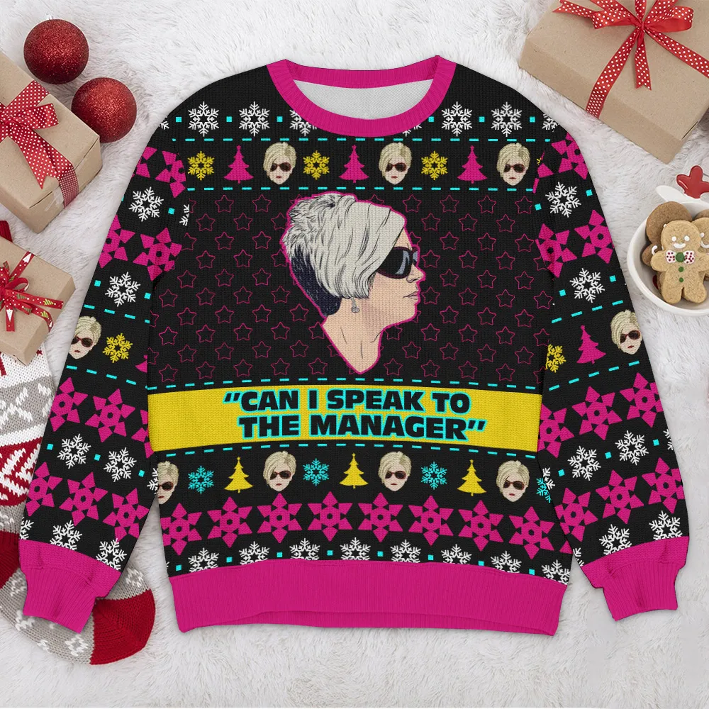 Special Release Ugly Sweater The Manager All Over Prints Christmas Season QTVA110924A77