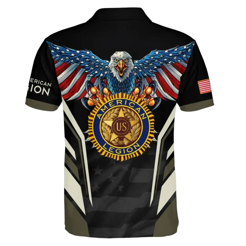 Eagle And American Legion United States Veteran All Over Prints BLVET24924A4PL - Polo Shirt