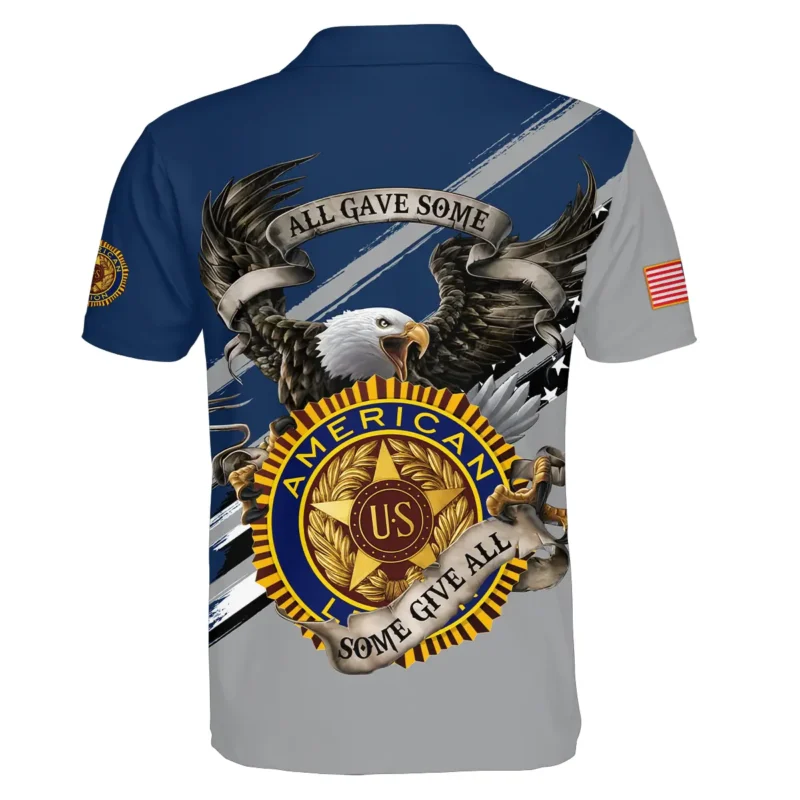 All Gave Some Some Gave All American Legion United States Veteran All Over Prints BLVET24924B1PL - Polo Shirt