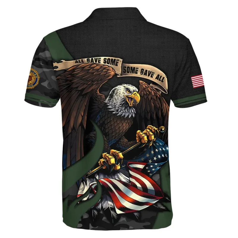 All Gave Some Some Gave All American Legion United States Veteran All Over Prints BLVET24924F3PL - Polo Shirt