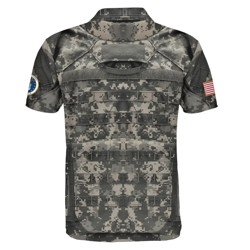 Uniform Camo Pattern U.S. Air Force All Over Prints BLVTR18924A2AFPL - Polo Shirt