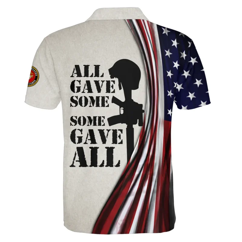 All Gave Some Some Gave All U.S. Marine Corps All Over Prints BLVTR19924A2MCPL - Polo Shirt