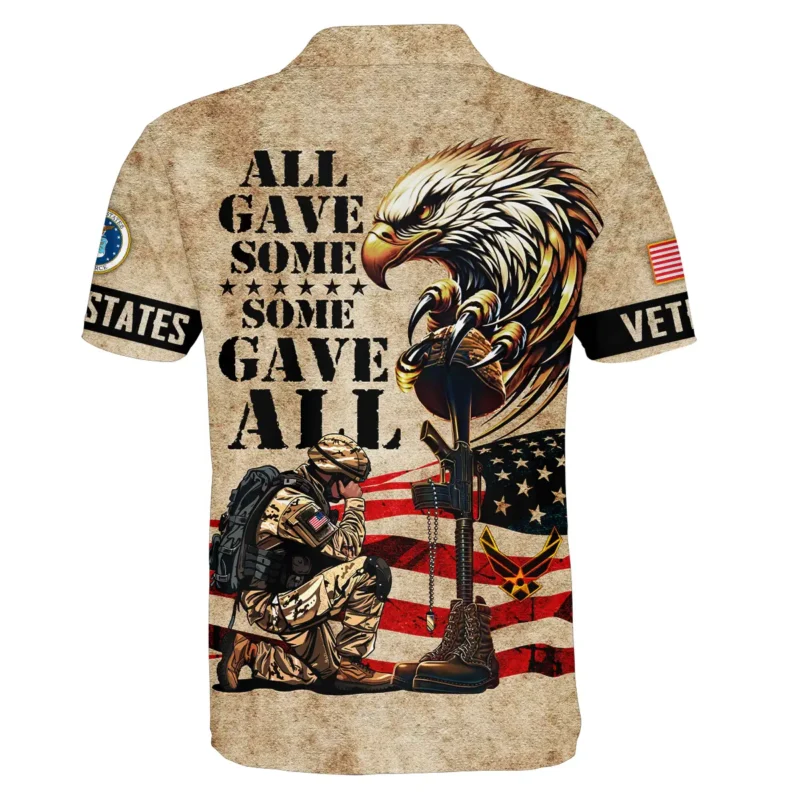 Honor The Fallen All Gave Some Some Gave All U.S. Air Force All Over Prints BLVTR19924A3AFPL - Polo Shirt