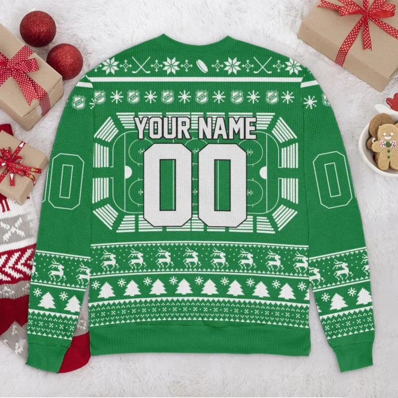 Special Release Dallas Stars NHL Ugly Sweater All Over Prints Christmas Season QTNHLTK160924A3