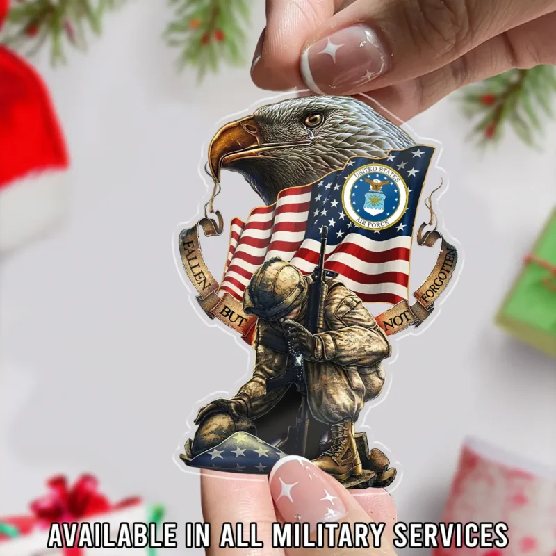 Fallen But Not Forgotten U.S. Air Force Veteran Custom Shape Ornament BLVTR23924A1AF