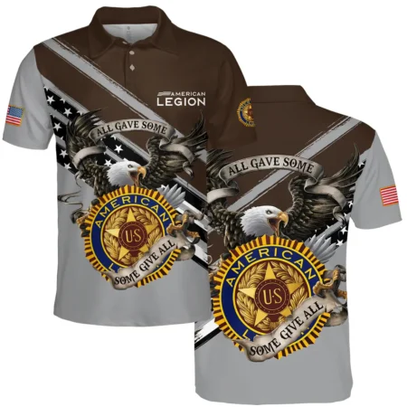 All Gave Some Some Gave All American Legion United States Veteran All Over Prints BLVET24924B3PL - Polo Shirt