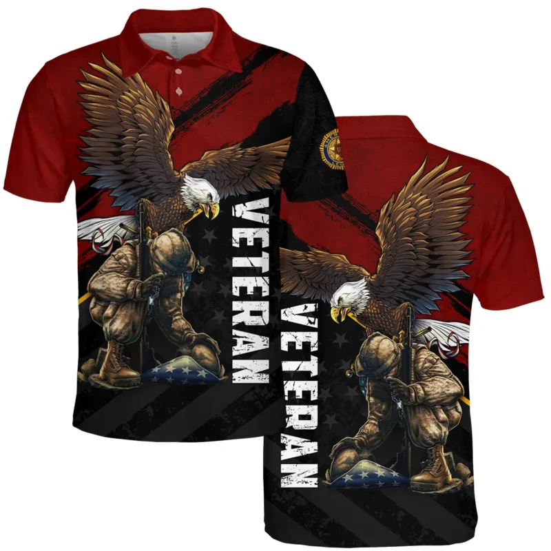 All Gave Some Some Gave All American Legion United States Veteran All Over Prints BLVET24924D2PL - Polo Shirt