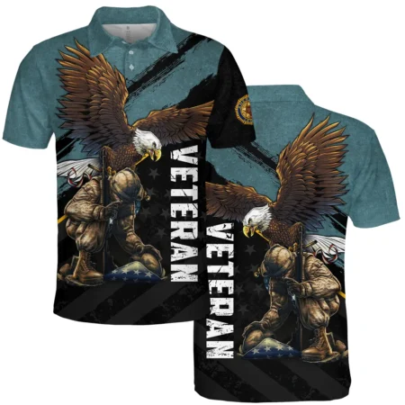 All Gave Some Some Gave All American Legion United States Veteran All Over Prints BLVET24924D5PL - Polo Shirt