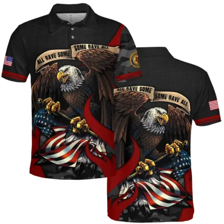 All Gave Some Some Gave All American Legion United States Veteran All Over Prints BLVET24924F2PL - Polo Shirt