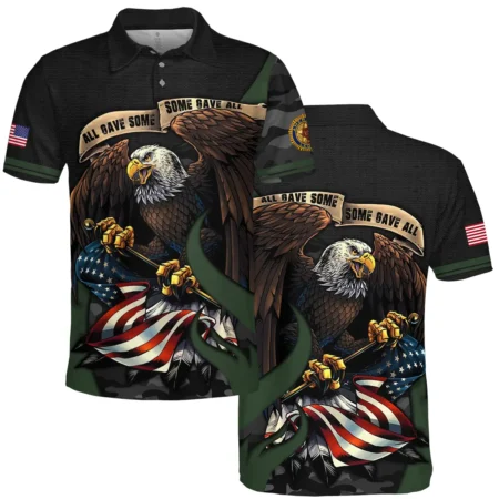 All Gave Some Some Gave All American Legion United States Veteran All Over Prints BLVET24924F3PL - Polo Shirt