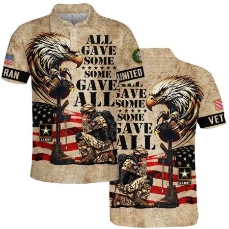 Honor The Fallen All Gave Some Some Gave All U.S. Army All Over Prints BLVTR19924A3AMPL - Polo Shirt