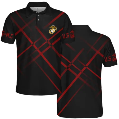 Veteran Pride - Honoring Legacy U.S. Marine Corps All Over Prints BLVTR20924A1MCPL - Polo Shirt