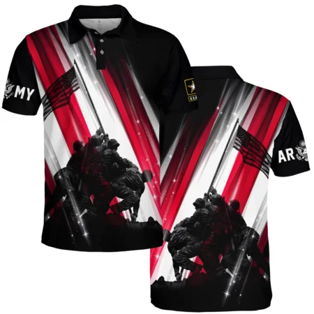 Raising the Flag U.S. Army All Over Prints BLVTR20924A2AMPL - Polo Shirt