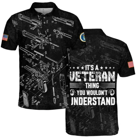 It's A Veteran Thing You Wouldn't Understand Bullet Dissection U.S. Air Force All Over Prints BLVTR21924A1AFPL - Polo Shirt