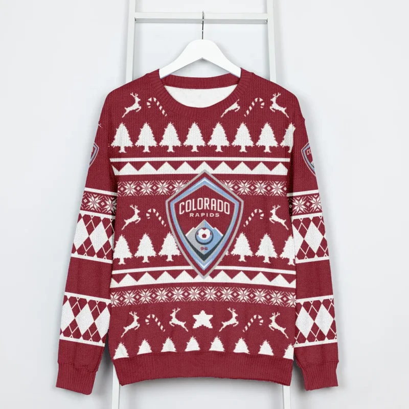 Special Release Colorado Rapids MLS Ugly Sweater All Over Prints Christmas Season HOMLS200924A4