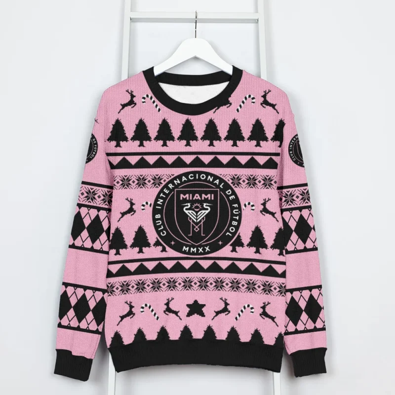 Special Release Inter Miami CF MLS Ugly Sweater All Over Prints Christmas Season HOMLS200924A6