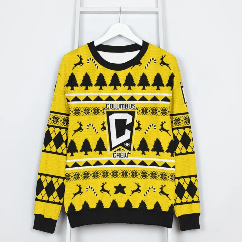 Special Release Columbus Crew MLS Ugly Sweater All Over Prints Christmas Season HOMLS200924A8