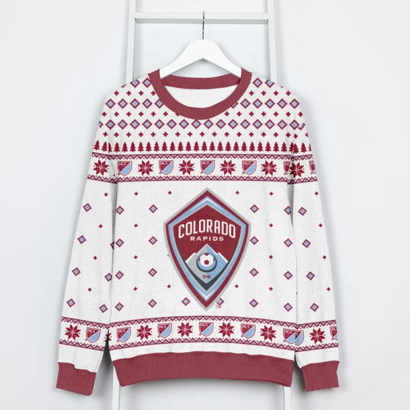 Special Release Colorado Rapids MLS Ugly Sweater All Over Prints Christmas Season QTMLS190924A4