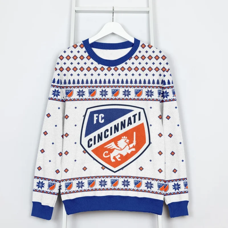 Special Release Cincinnati MLS Ugly Sweater All Over Prints Christmas Season QTMLS190924A7