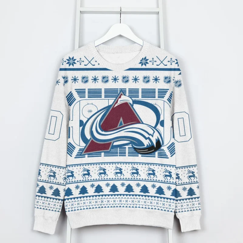 Special Release Colorado Avalanche NHL Ugly Sweater All Over Prints Christmas Season QTNHLTK160924A1