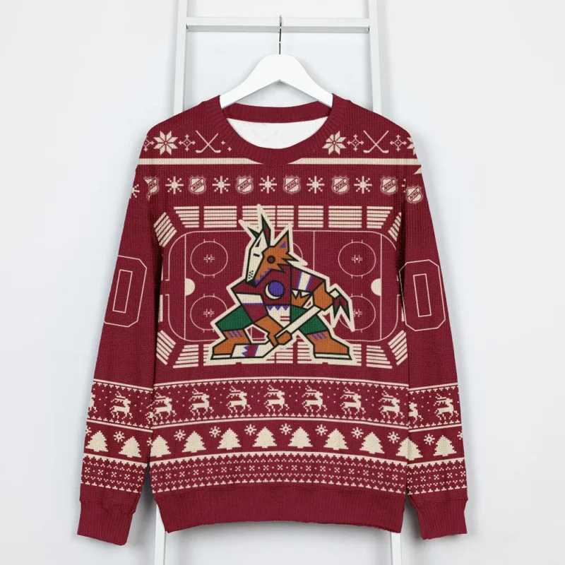 Special Release Arizona Coyotes NHL Ugly Sweater All Over Prints Christmas Season QTNHLTK160924A9