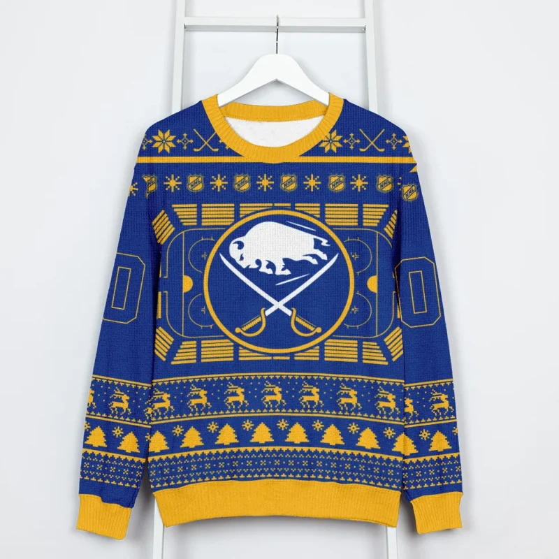 Special Release Buffalo Sabres NHL Ugly Sweater All Over Prints Christmas Season QTNHLVA160924A1