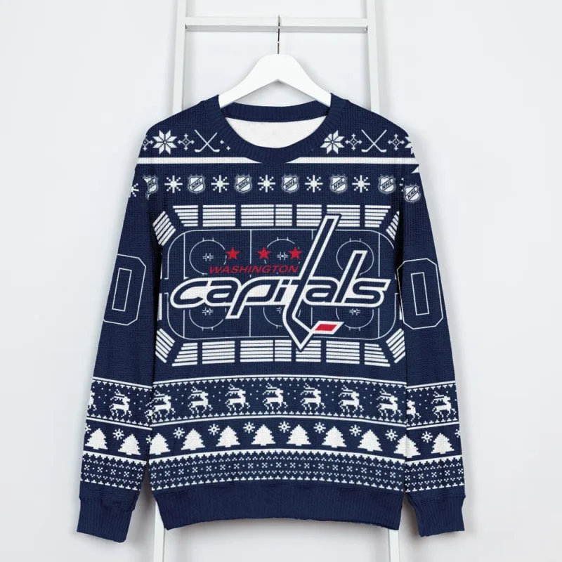 Special Release Washington Capitals NHL Ugly Sweater All Over Prints Christmas Season QTNHLVA160924A16