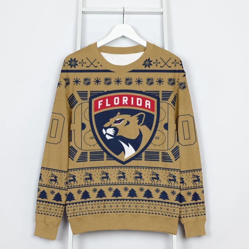 Special Release Florida Panthers NHL Ugly Sweater All Over Prints Christmas Season QTNHLVA160924A4