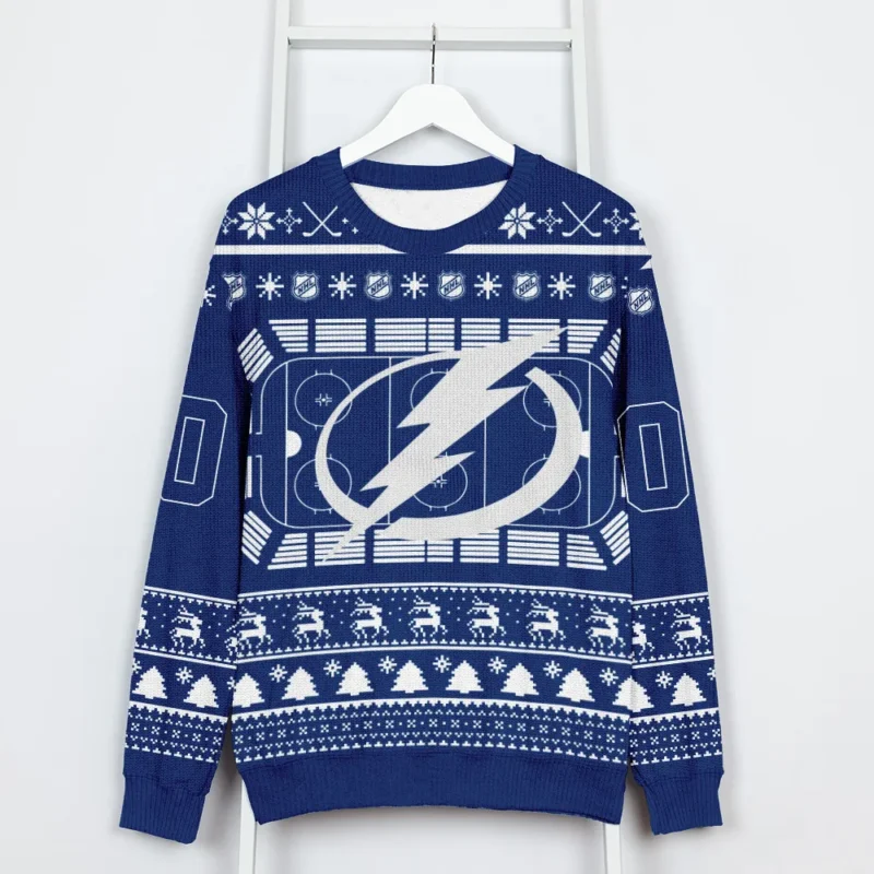 Special Release Tampa Bay Lightning NHL Ugly Sweater All Over Prints Christmas Season QTNHLVA160924A7