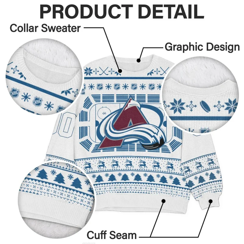 Special Release Colorado Avalanche NHL Ugly Sweater All Over Prints Christmas Season QTNHLTK160924A1