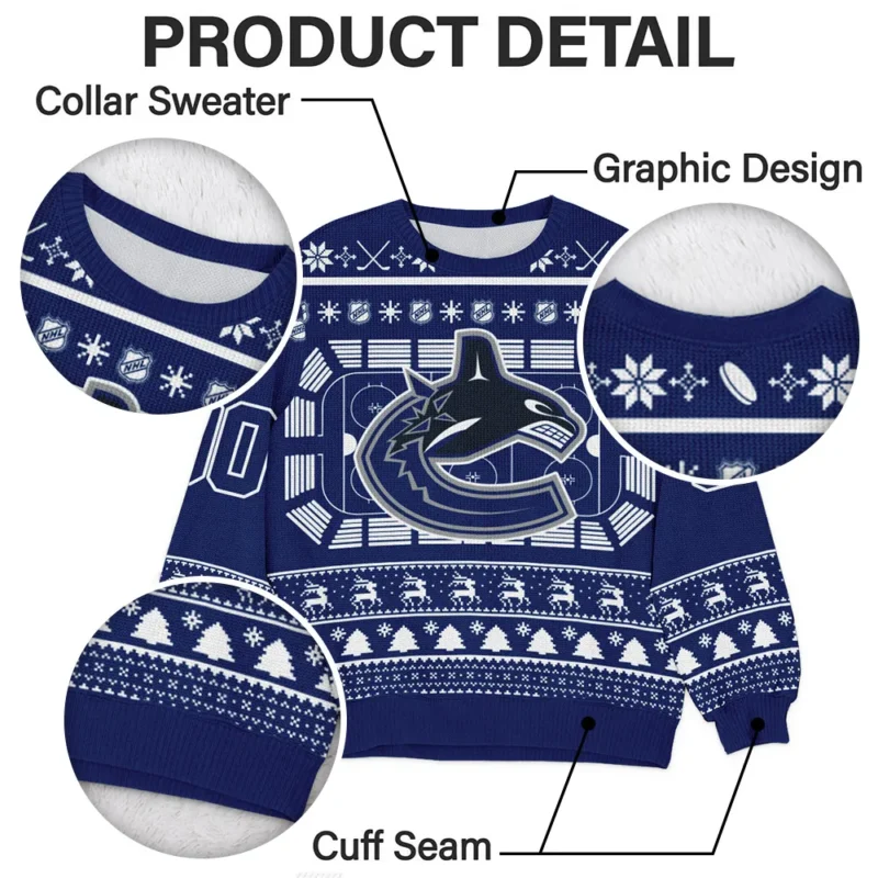 Special Release Vancouver Canucks NHL Ugly Sweater All Over Prints Christmas Season QTNHLTK160924A16