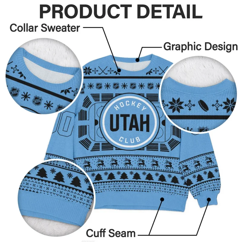 Special Release Utah Hockey Club NHL Ugly Sweater All Over Prints Christmas Season QTNHLTK160924A7