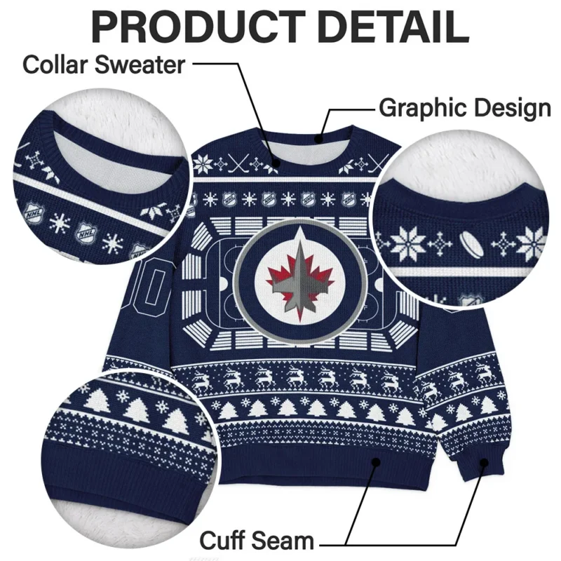 Special Release Winnipeg Jets NHL Ugly Sweater All Over Prints Christmas Season QTNHLTK160924A8