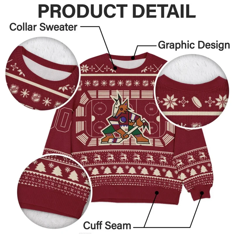 Special Release Arizona Coyotes NHL Ugly Sweater All Over Prints Christmas Season QTNHLTK160924A9