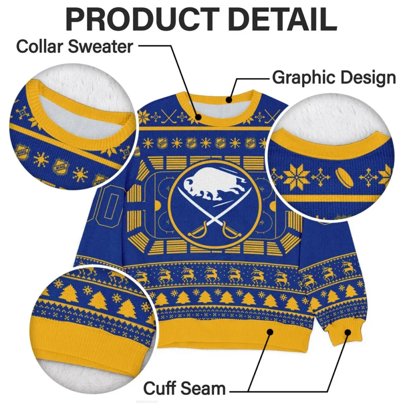 Special Release Buffalo Sabres NHL Ugly Sweater All Over Prints Christmas Season QTNHLVA160924A1