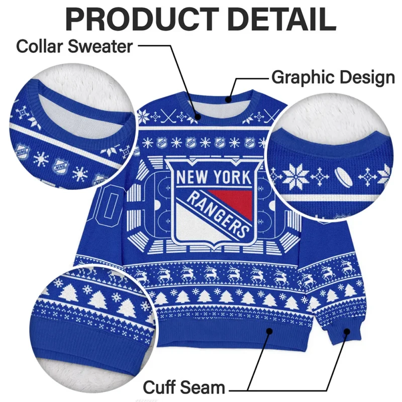 Special Release New York Rangers NHL Ugly Sweater All Over Prints Christmas Season QTNHLVA160924A13