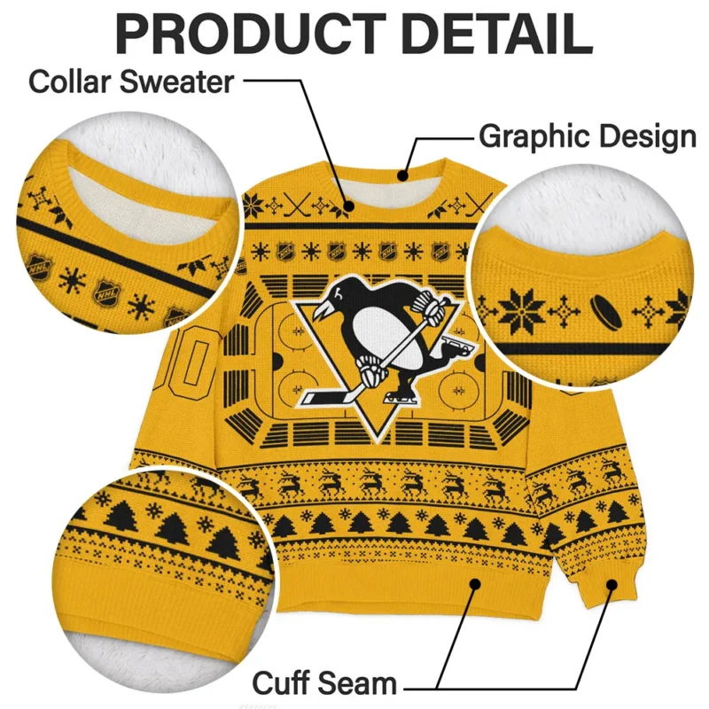 Special Release Pittsburgh Penguins NHL Ugly Sweater All Over Prints Christmas Season QTNHLVA160924A14