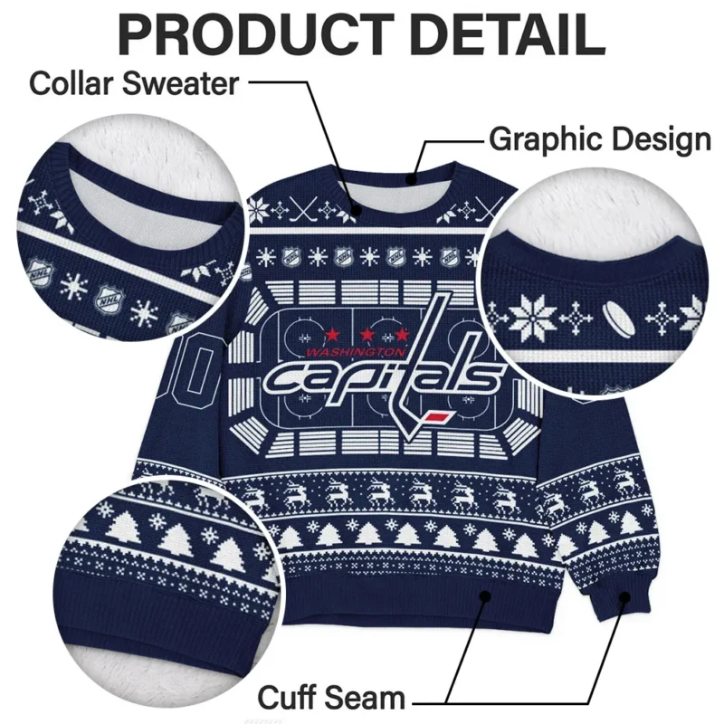 Special Release Washington Capitals NHL Ugly Sweater All Over Prints Christmas Season QTNHLVA160924A16